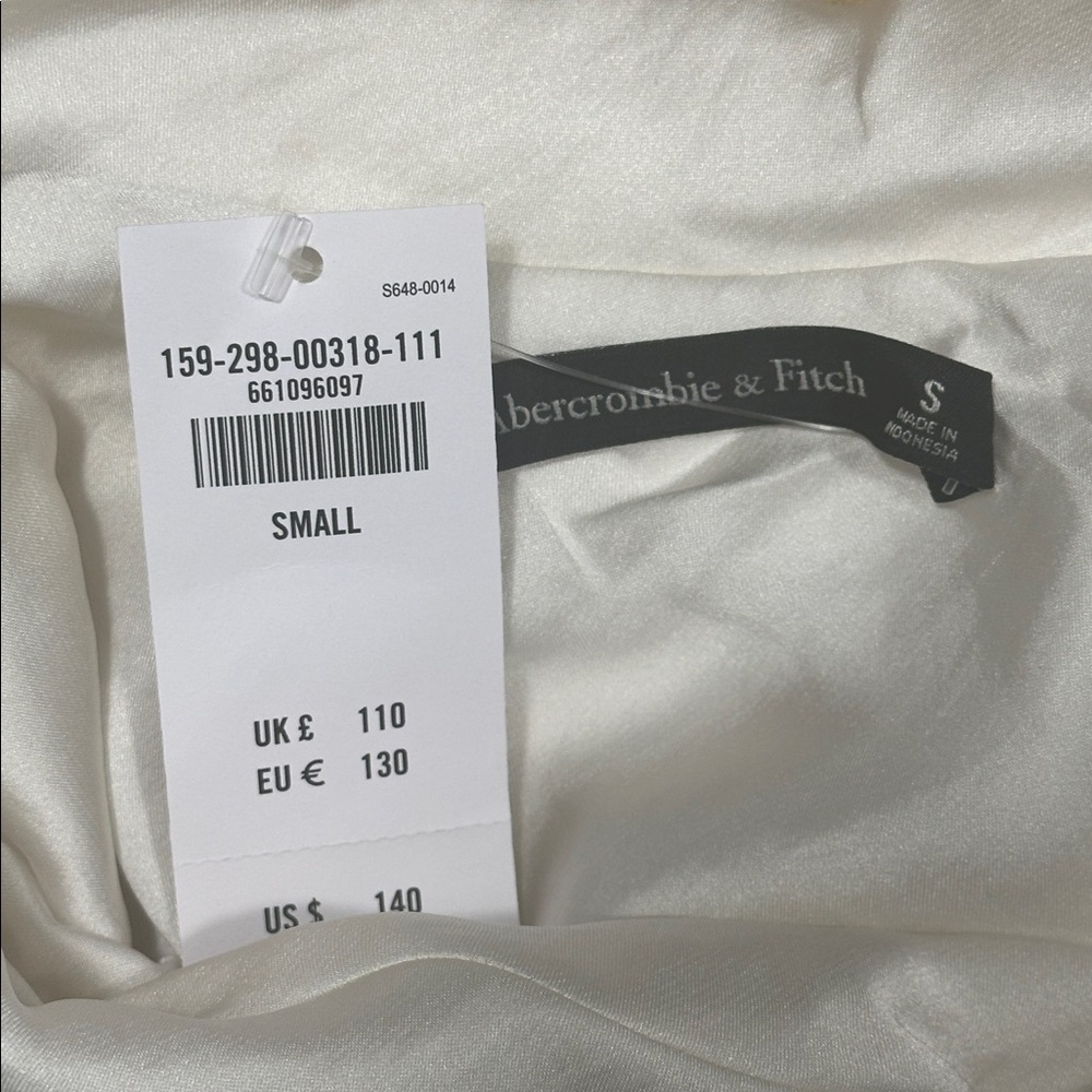 NWT Abercrombie & Fitch Cowl Neck Draped Maxi Dress Sz S - Picture 6 of 9